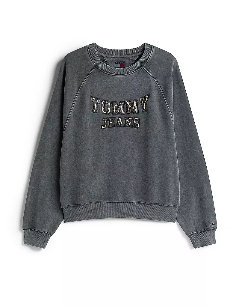 TOMMY JEANS | Sweater | grau