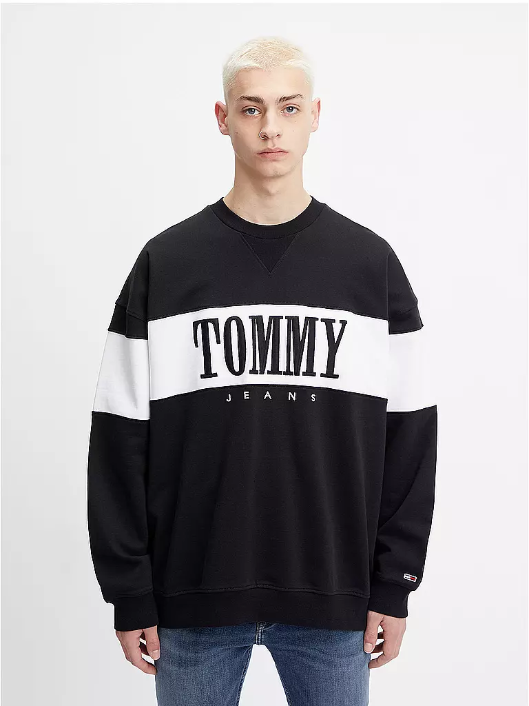 TOMMY JEANS | Sweater | schwarz