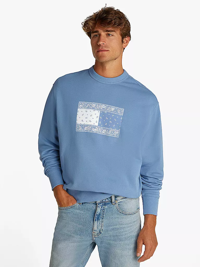 TOMMY JEANS | Sweater | blau
