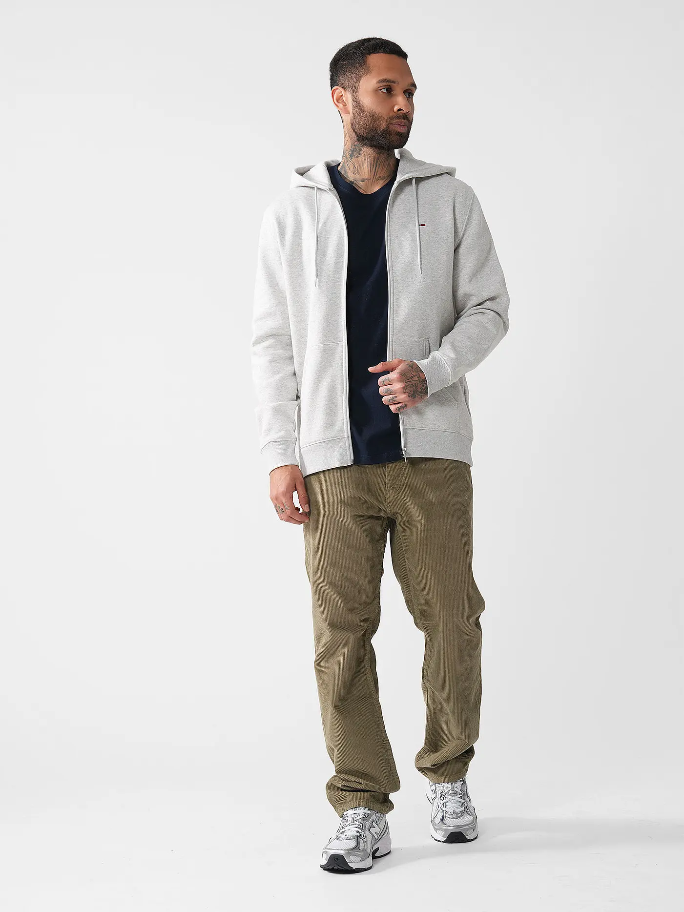 TOMMY JEANS | Sweatjacke  | hellgrau