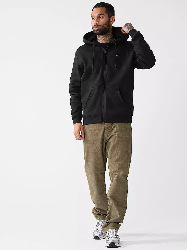 TOMMY JEANS | Sweatjacke  | schwarz