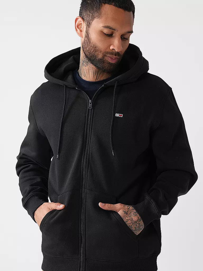 TOMMY JEANS | Sweatjacke  | schwarz