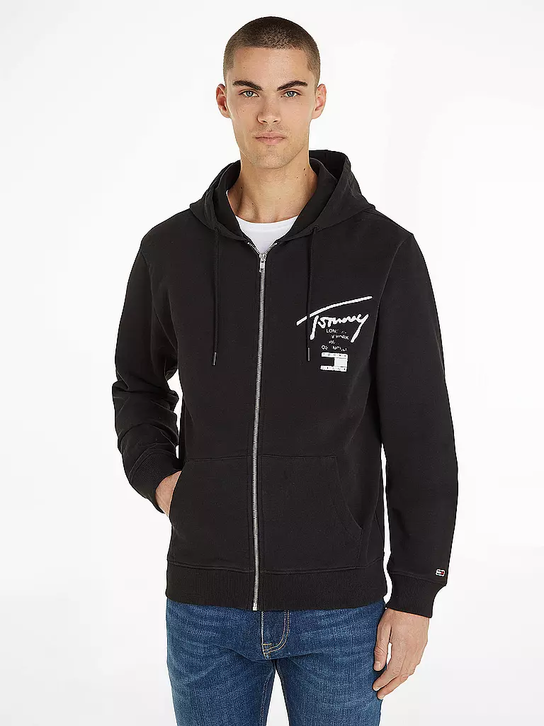 TOMMY JEANS | Sweatjacke | schwarz