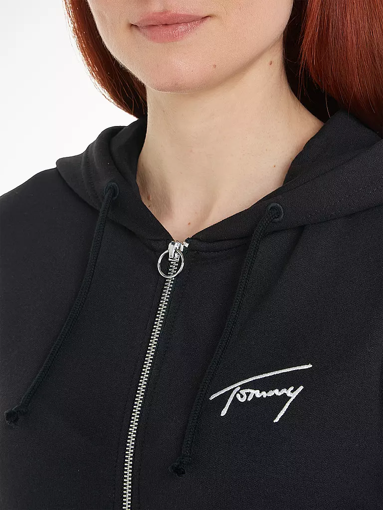 TOMMY JEANS | Sweatjacke | schwarz