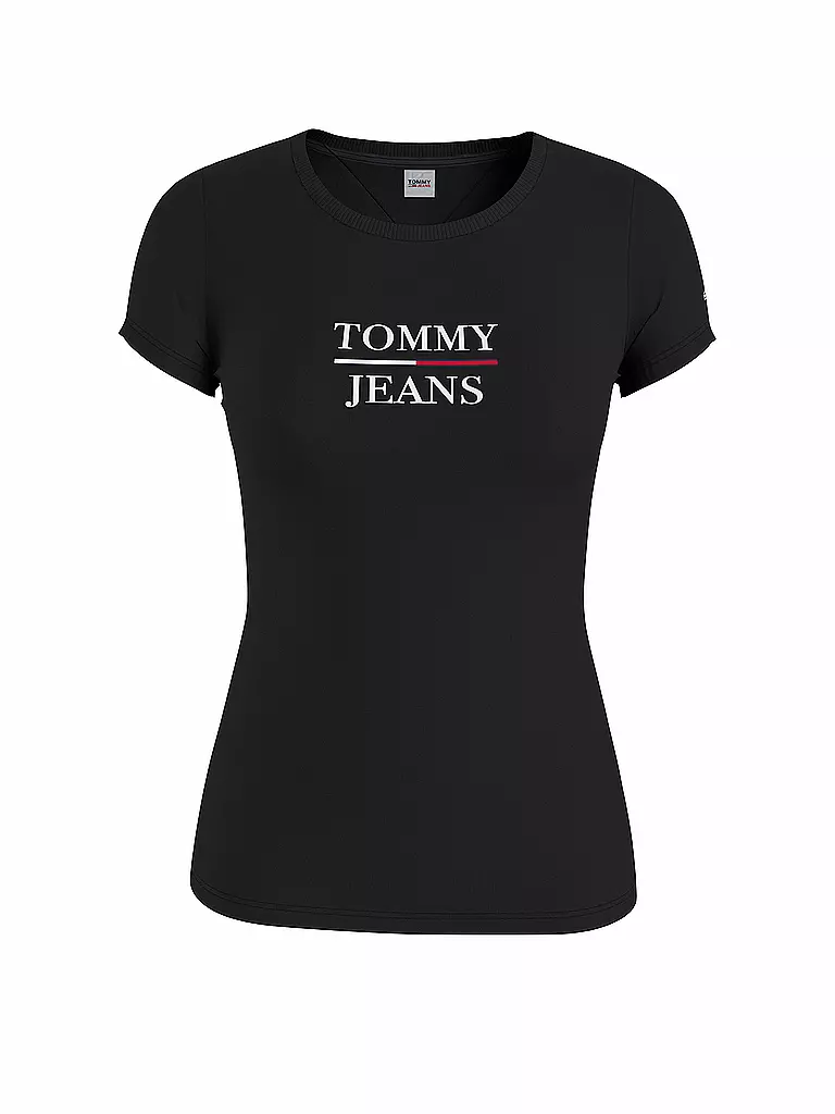 TOMMY JEANS | T Shirt  | schwarz