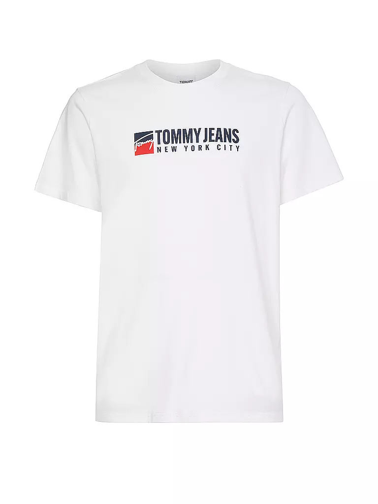 TOMMY JEANS | T Shirt  | weiß