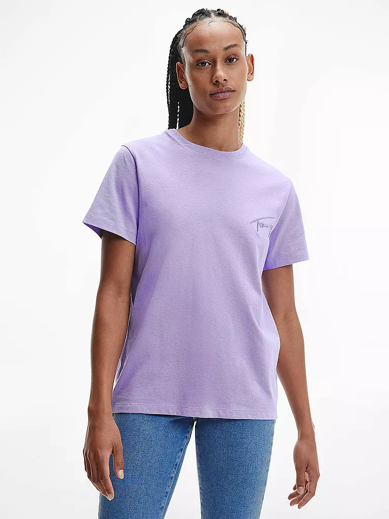 TOMMY JEANS | T Shirt Relaxed Signature | lila