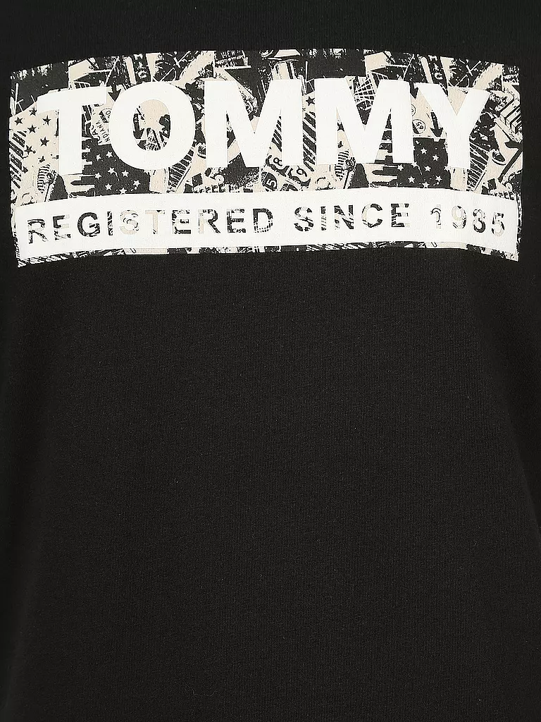 TOMMY JEANS | T Shirt | schwarz