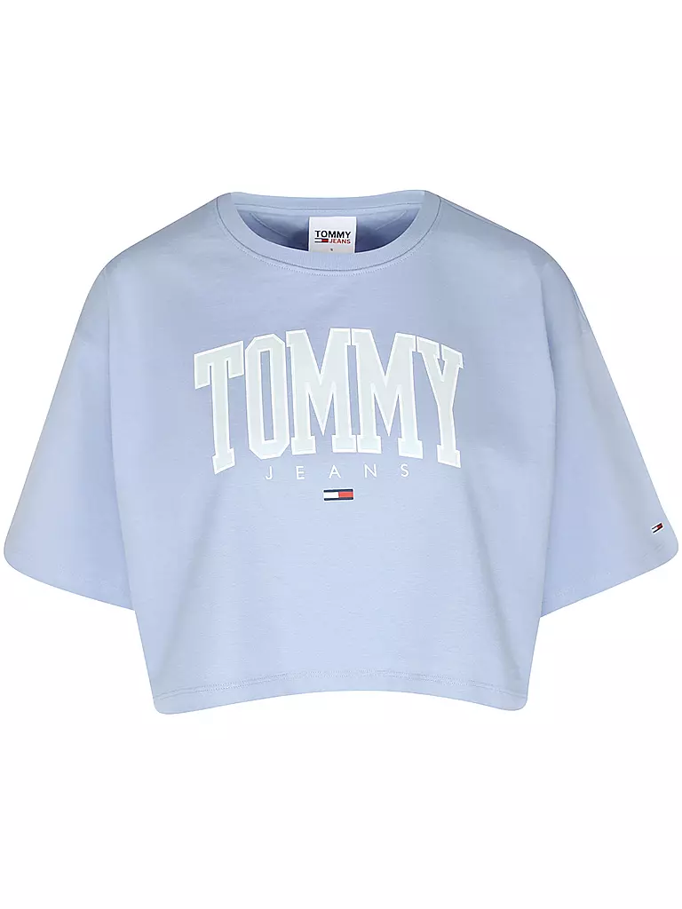 TOMMY JEANS | T-Shirt  COLLEGIATE | blau