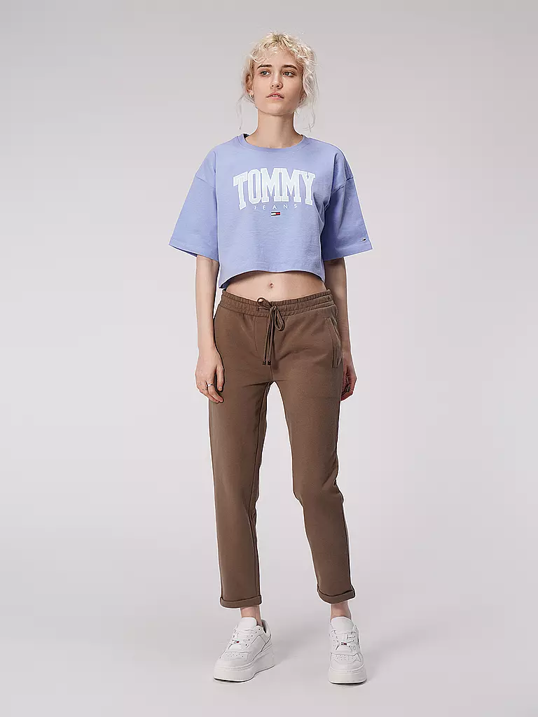 TOMMY JEANS | T-Shirt  COLLEGIATE | blau