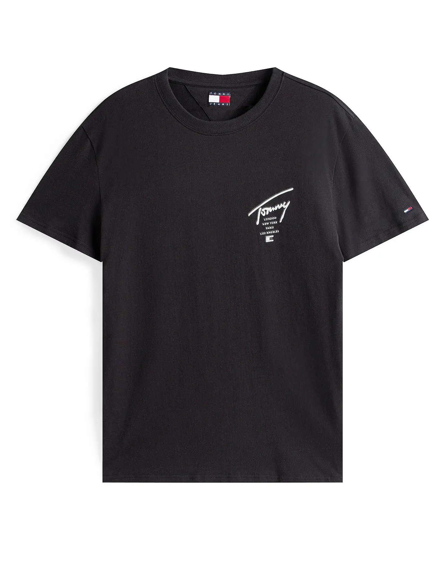 TOMMY JEANS | T-Shirt  | schwarz