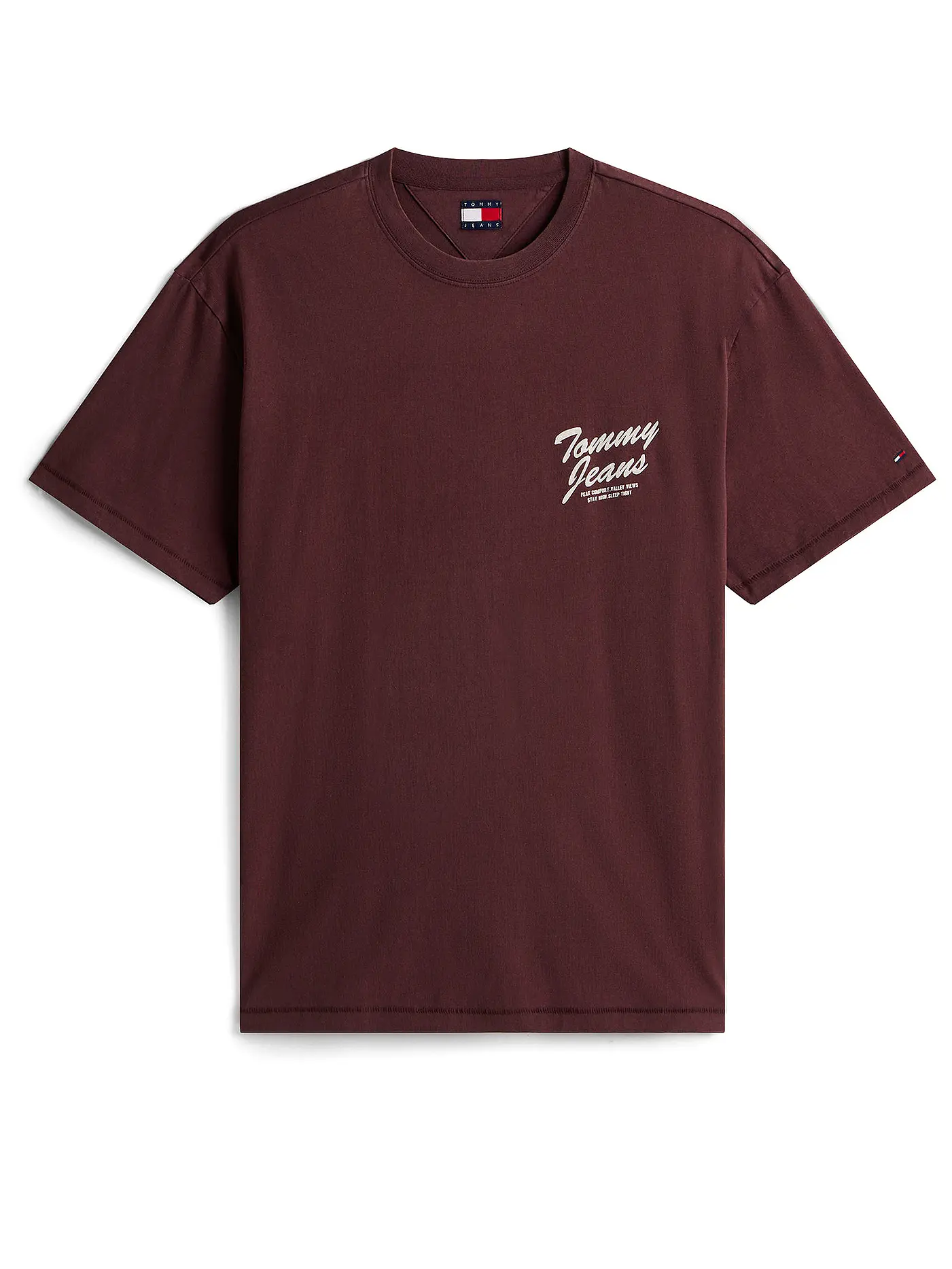 TOMMY JEANS | T-Shirt  | braun