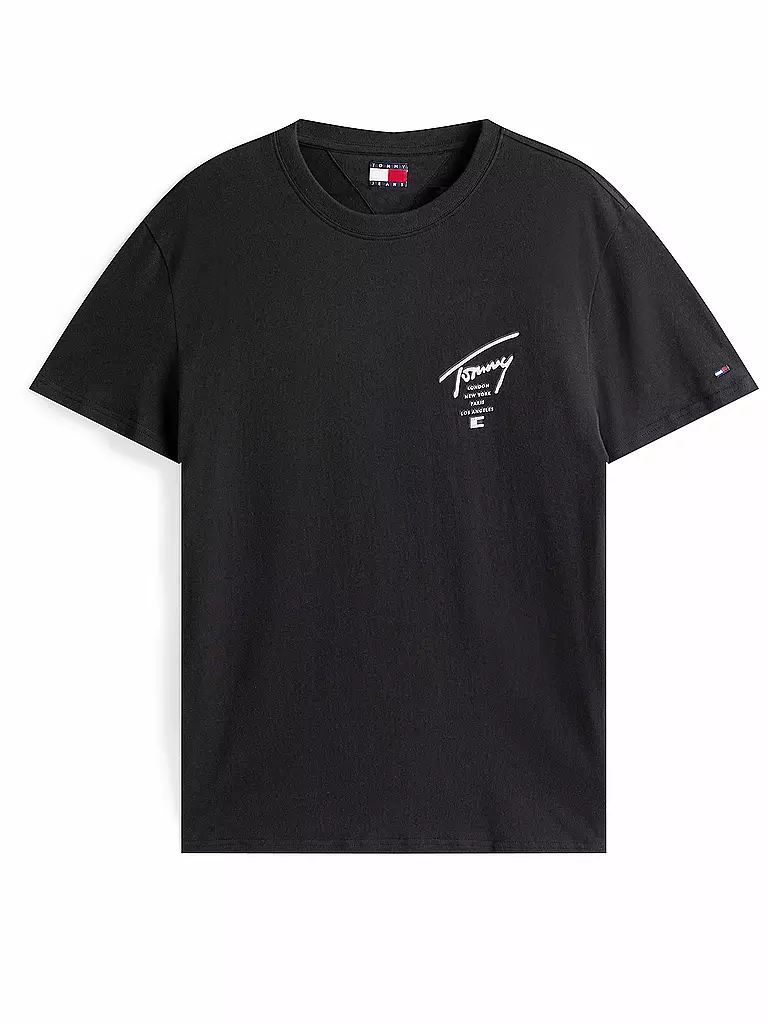 TOMMY JEANS | T-Shirt  | schwarz