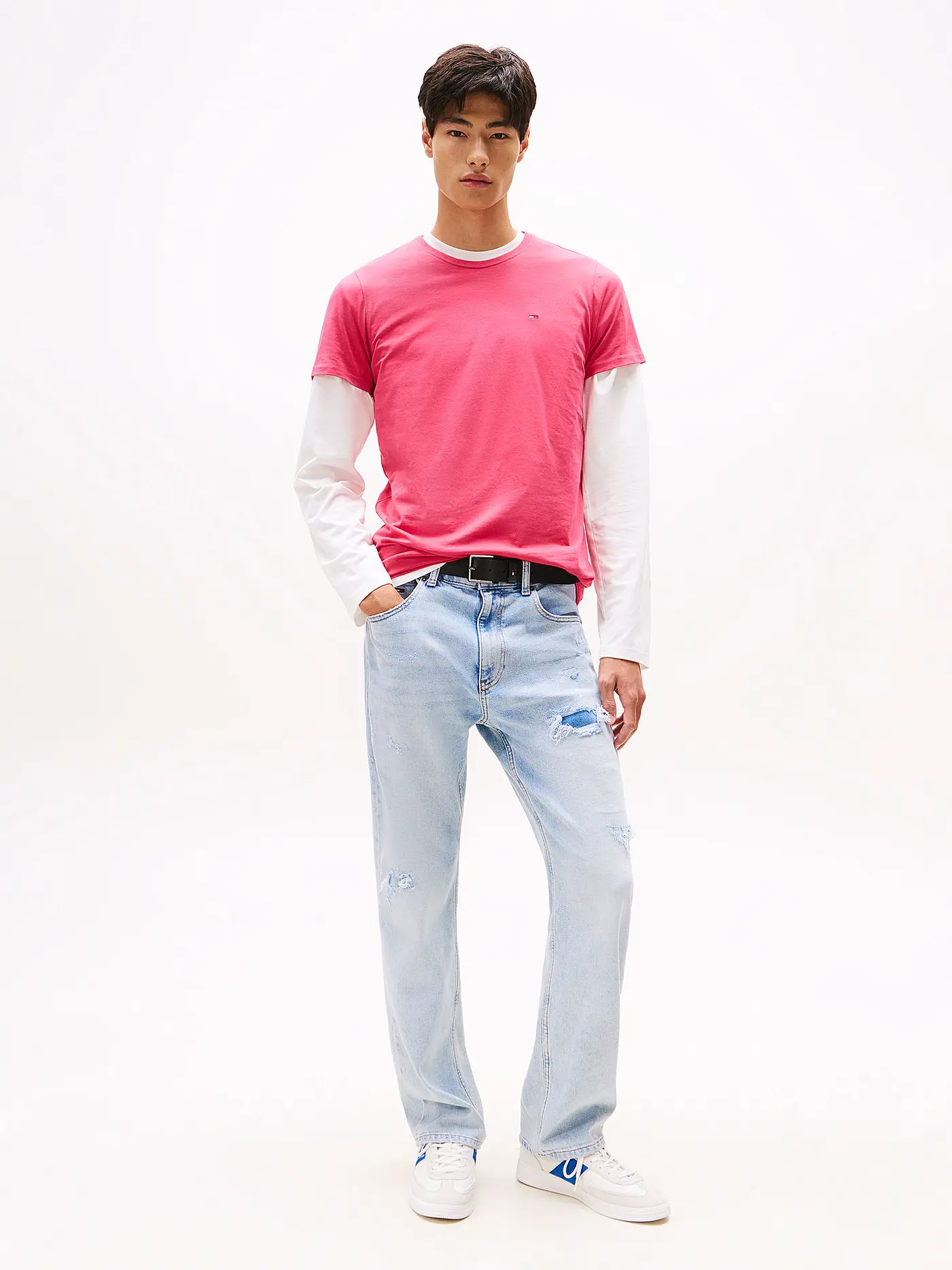 TOMMY JEANS | T-Shirt  | dunkelrot