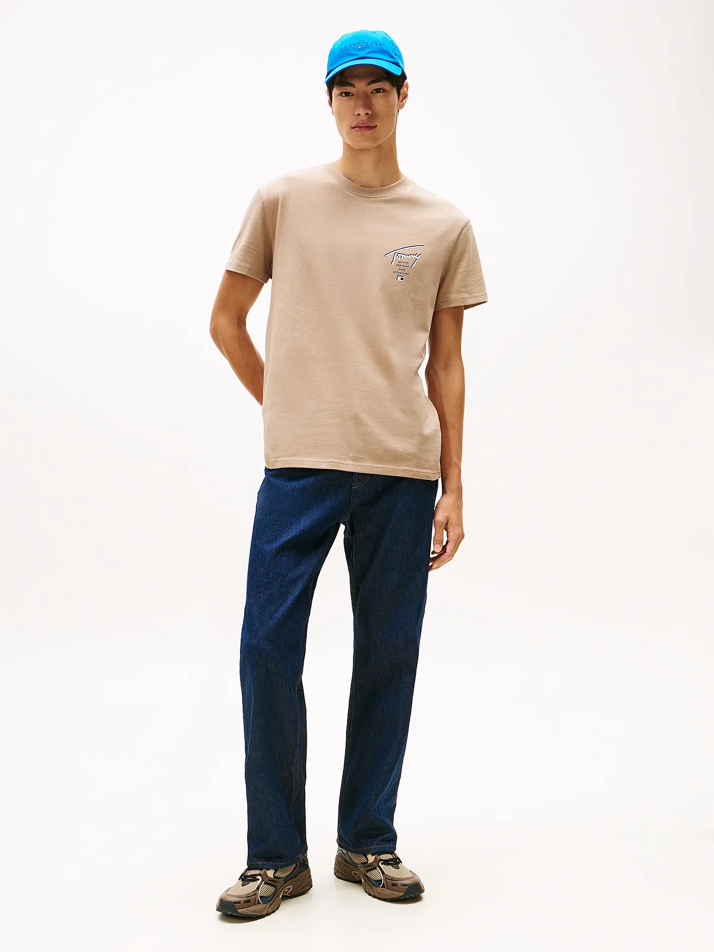 TOMMY JEANS | T-Shirt  | beige