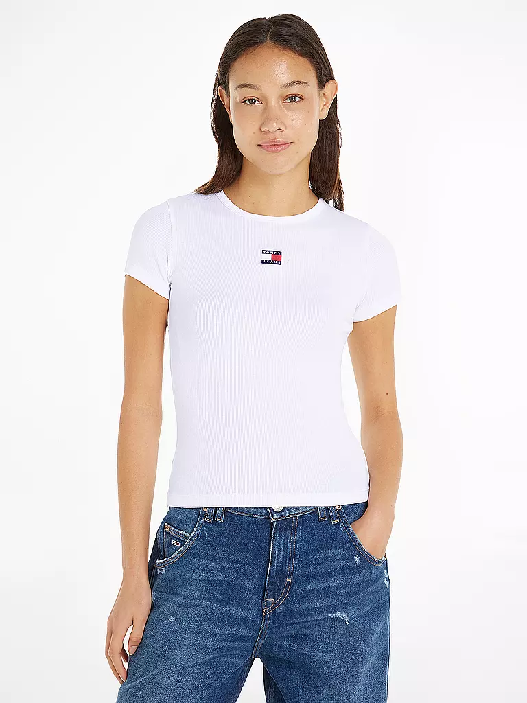 TOMMY JEANS | T-Shirt  | weiss