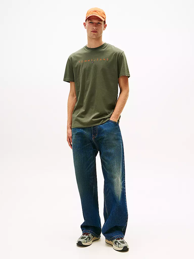 TOMMY JEANS | T-Shirt  | olive