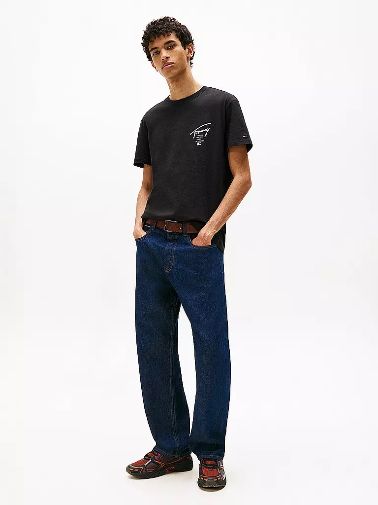 TOMMY JEANS | T-Shirt  | schwarz