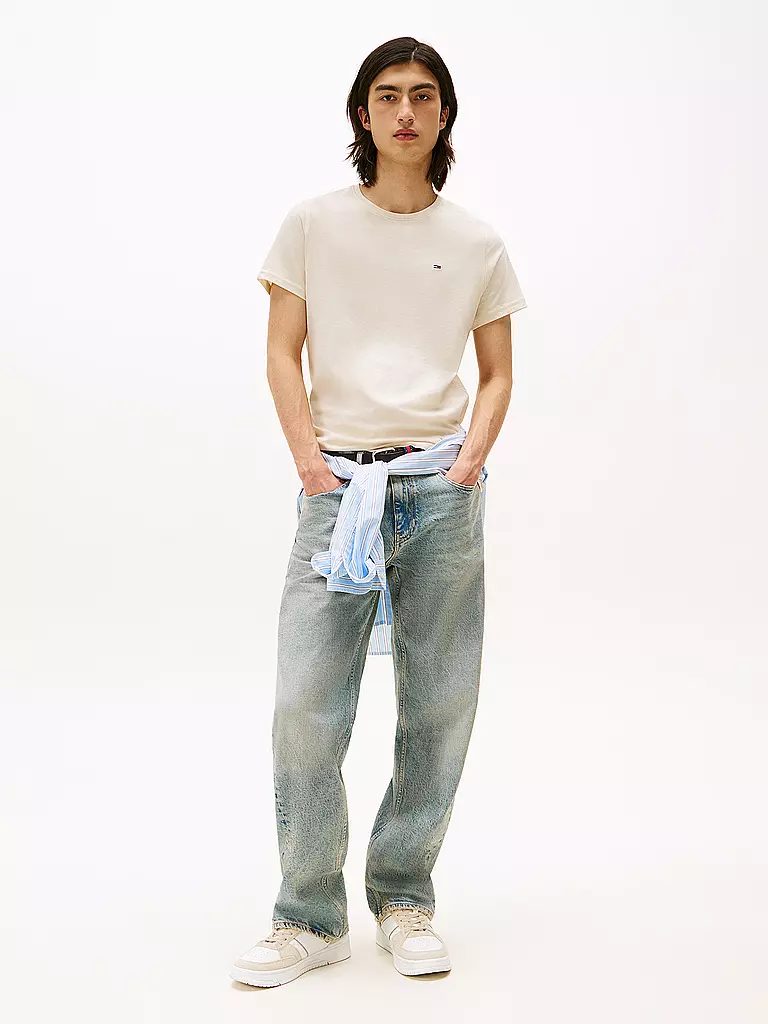 TOMMY JEANS | T-Shirt  | beige
