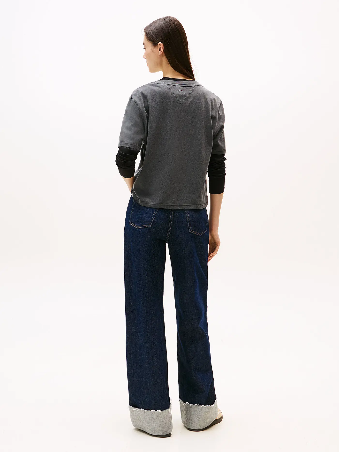 TOMMY JEANS | T-Shirt  | grau
