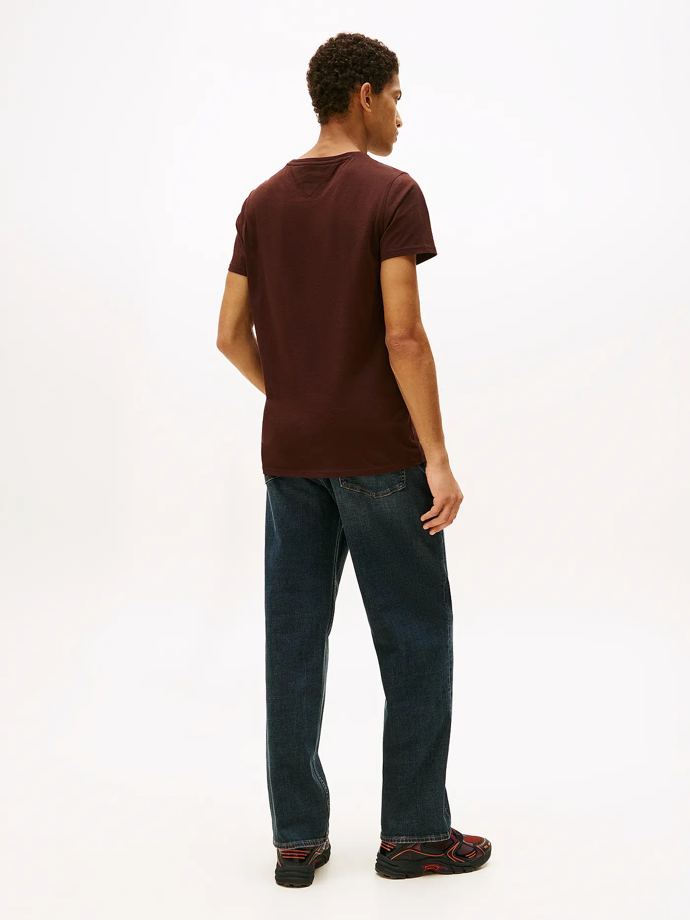 TOMMY JEANS | T-Shirt  | braun