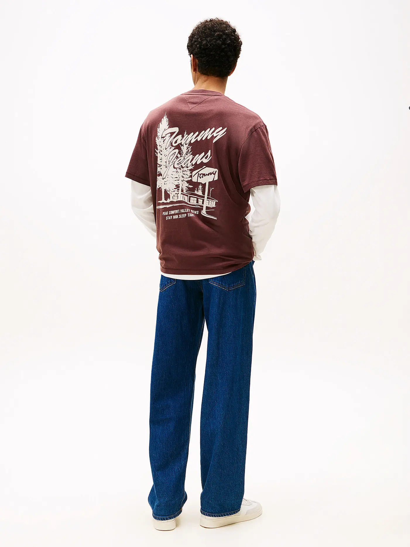 TOMMY JEANS | T-Shirt  | braun
