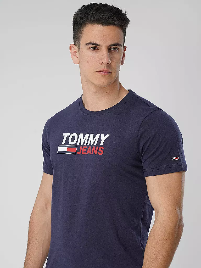 TOMMY JEANS | T-Shirt  | blau