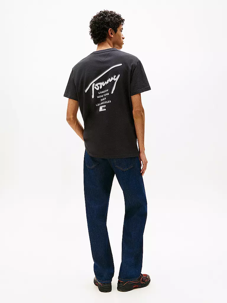TOMMY JEANS | T-Shirt  | schwarz