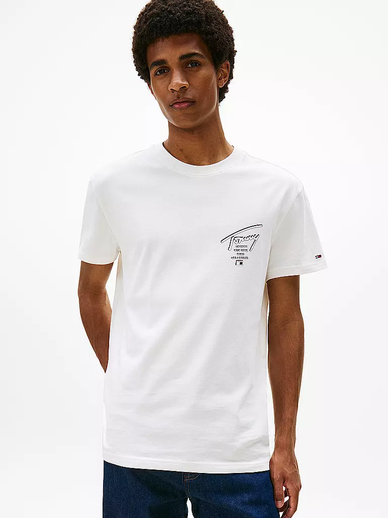 TOMMY JEANS | T-Shirt  | weiss