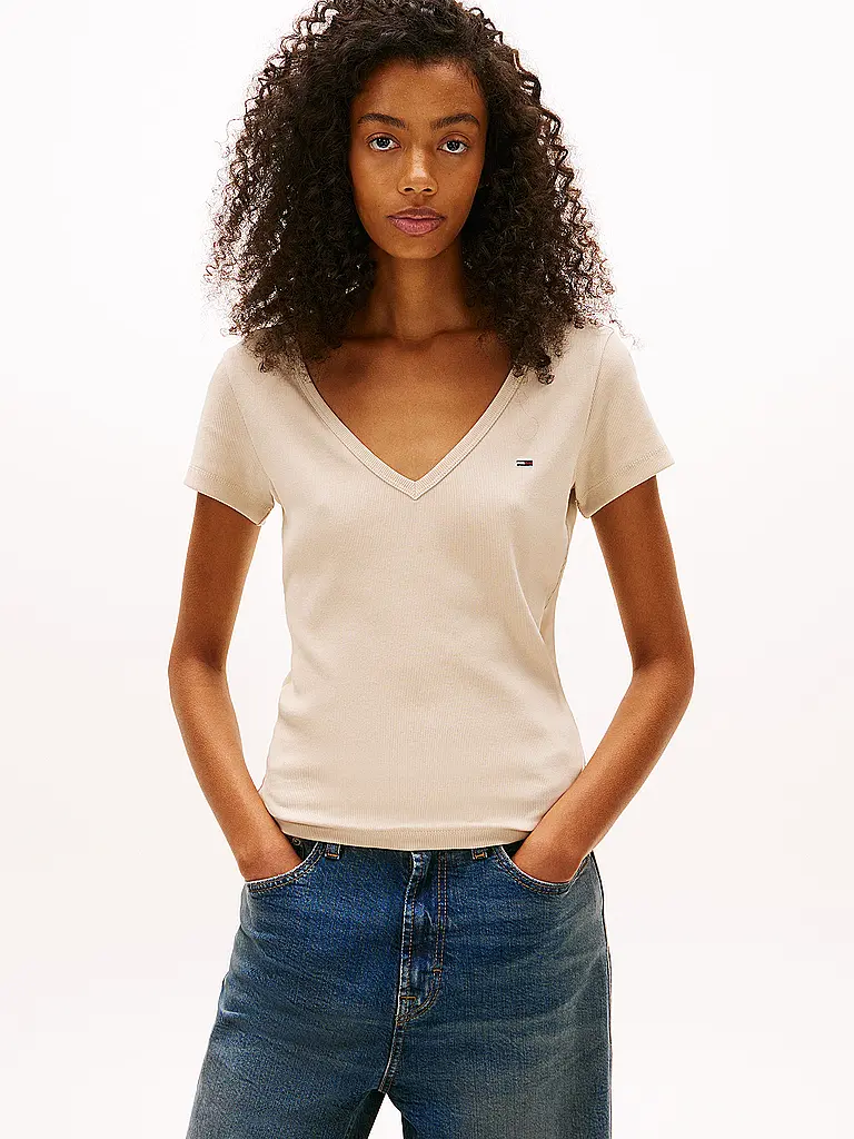 TOMMY JEANS | T-Shirt  | Beige