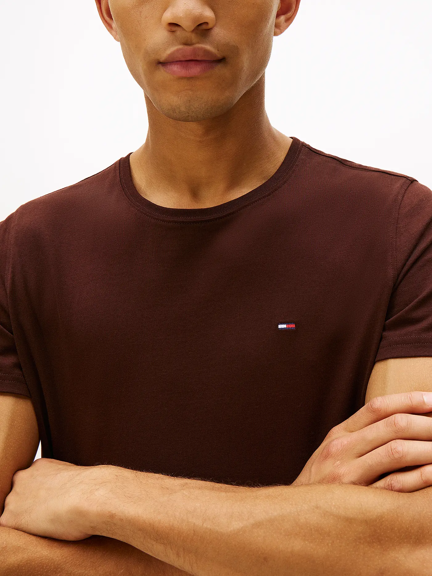 TOMMY JEANS | T-Shirt  | braun