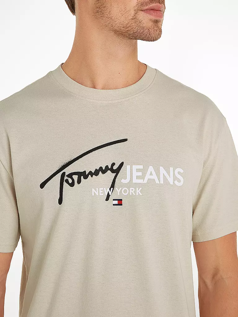 TOMMY JEANS | T-Shirt  | beige