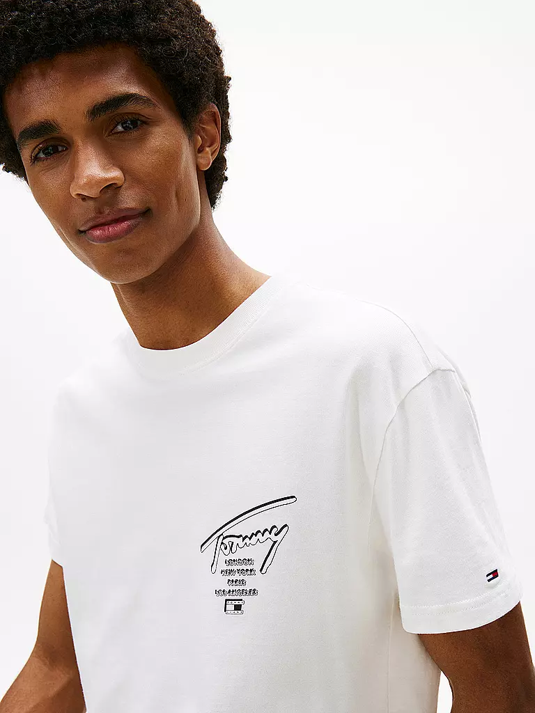 TOMMY JEANS | T-Shirt  | weiss