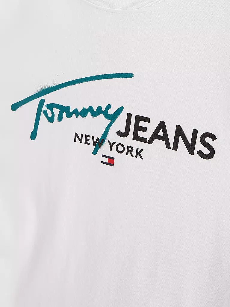 TOMMY JEANS | T-Shirt  | weiss