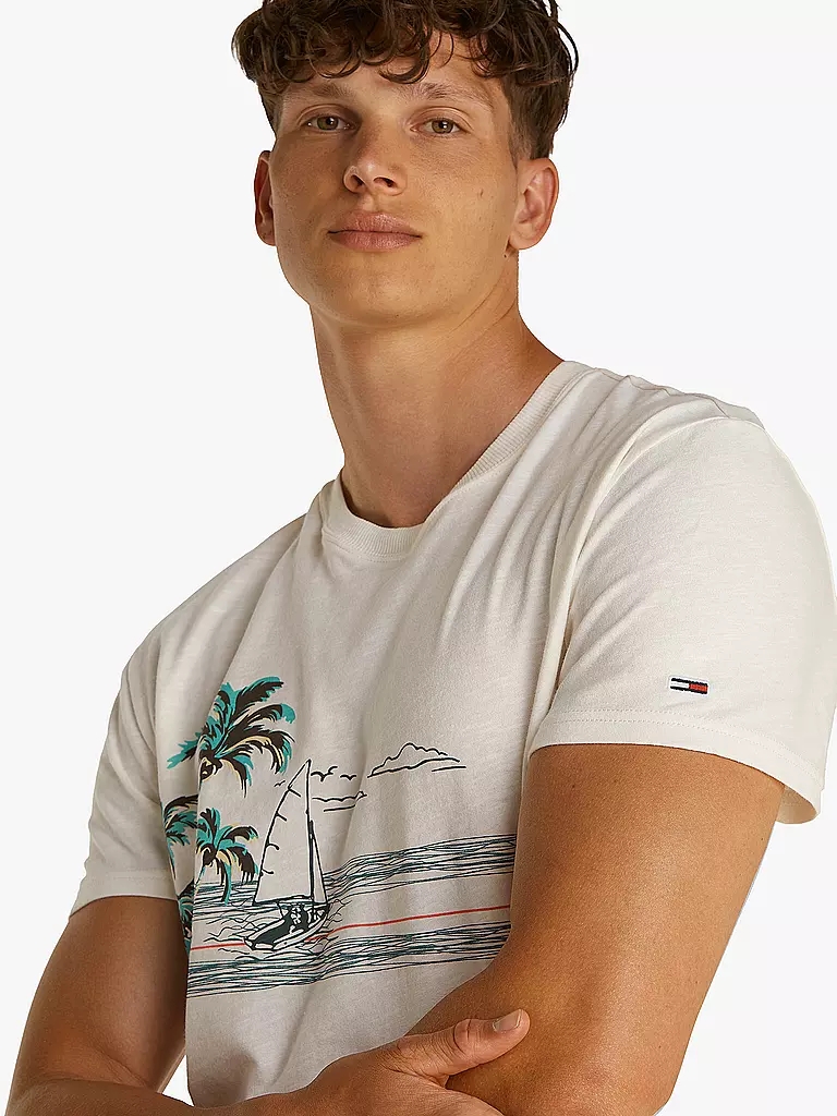TOMMY JEANS | T-Shirt  | weiss