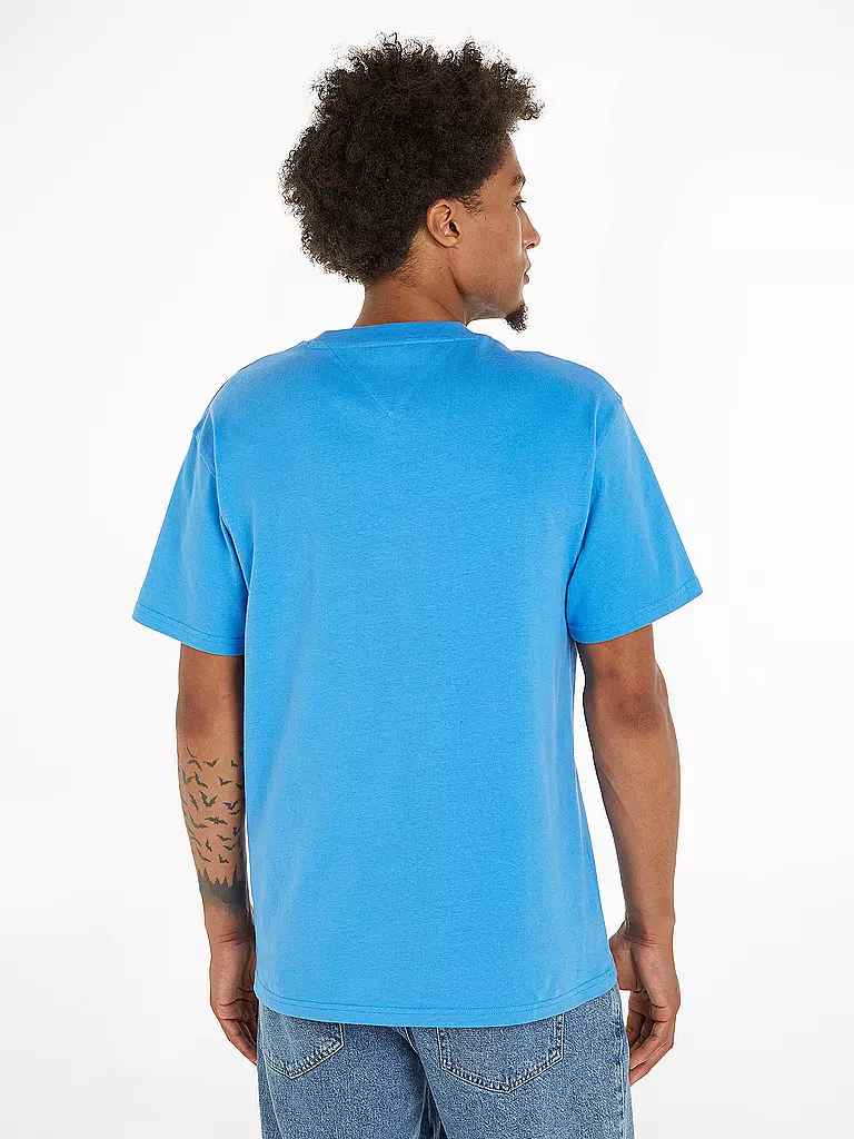 TOMMY JEANS | T-Shirt CLASSIC  | blau