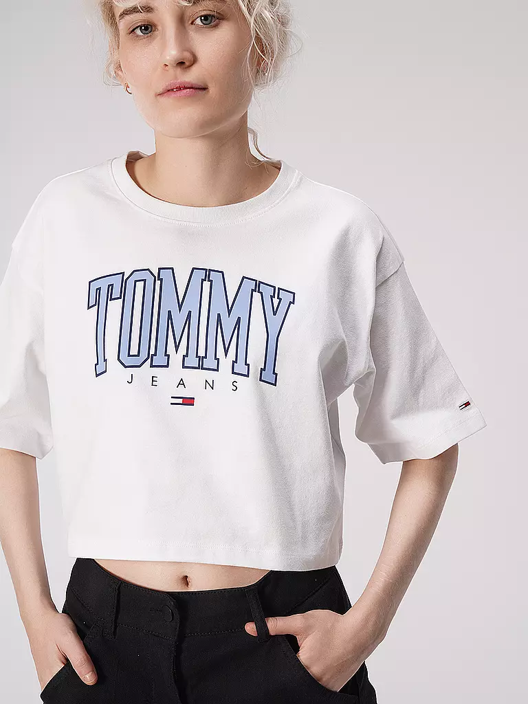 TOMMY JEANS | T-Shirt COLLEGIATE | weiss