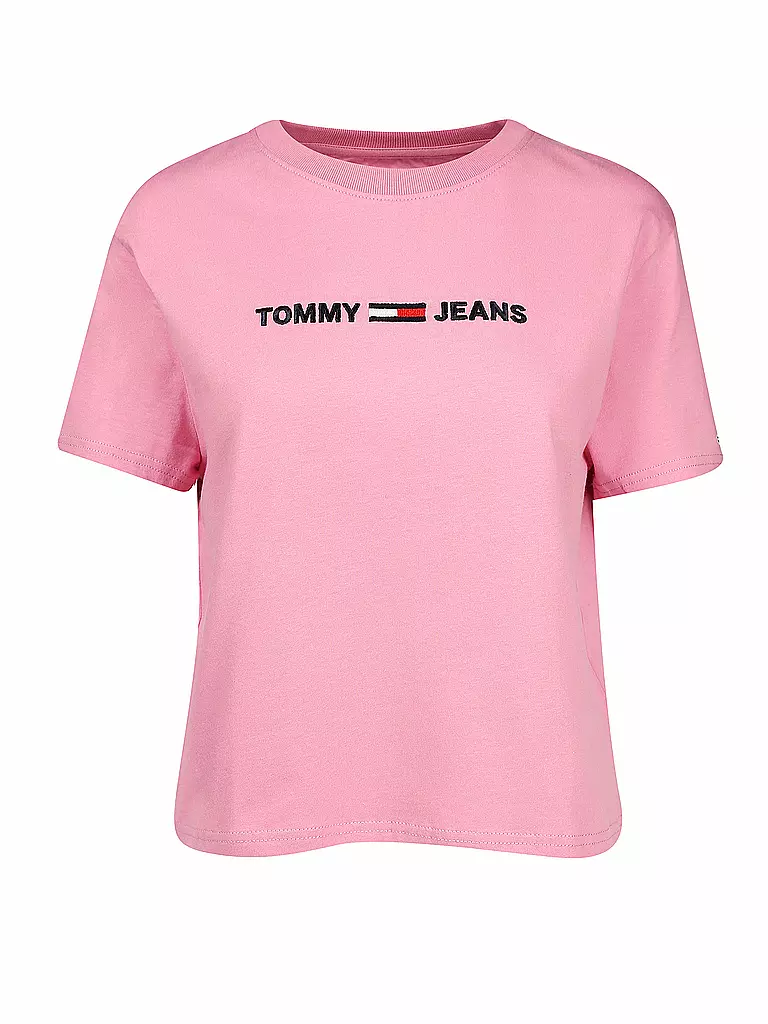 TOMMY JEANS | T-Shirt Cropped Fit | rosa