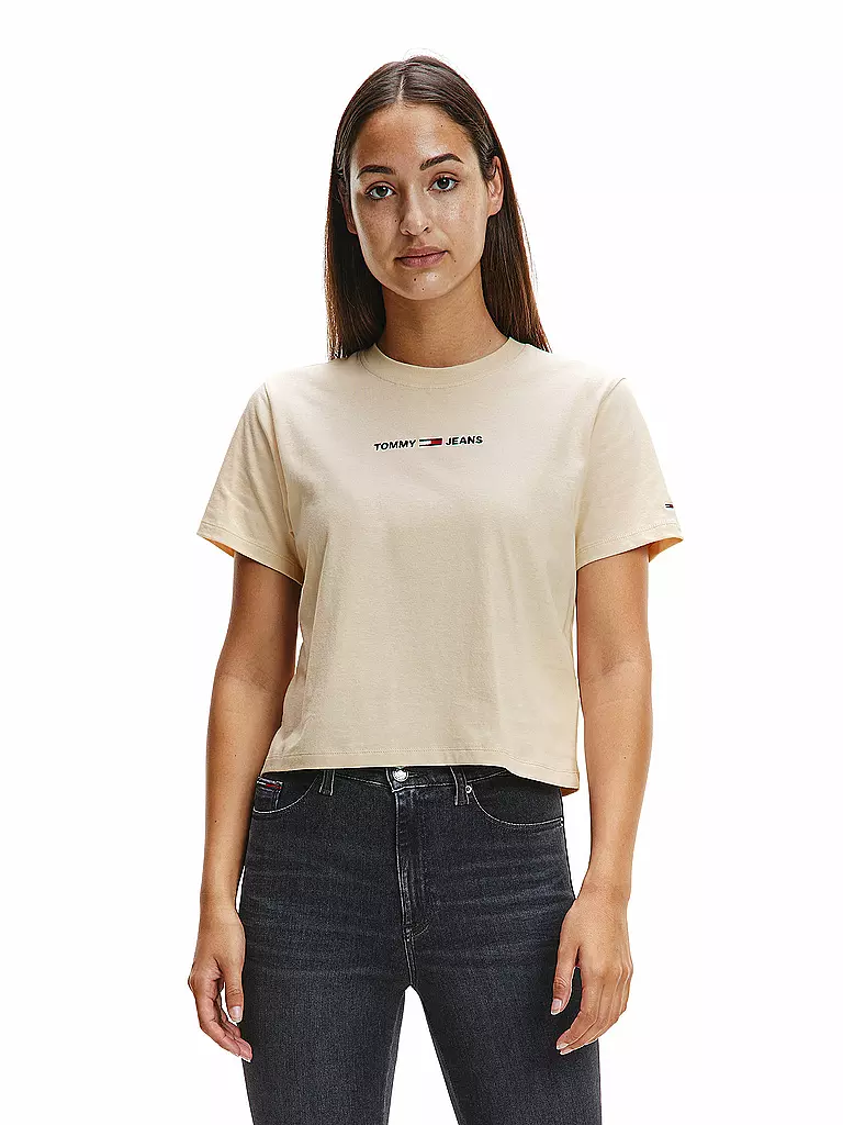 TOMMY JEANS | T-Shirt Cropped Fit | creme