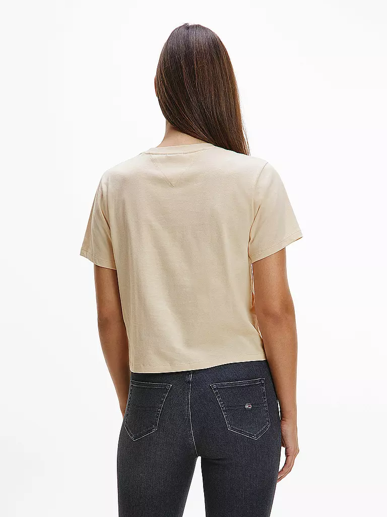 TOMMY JEANS | T-Shirt Cropped Fit | creme