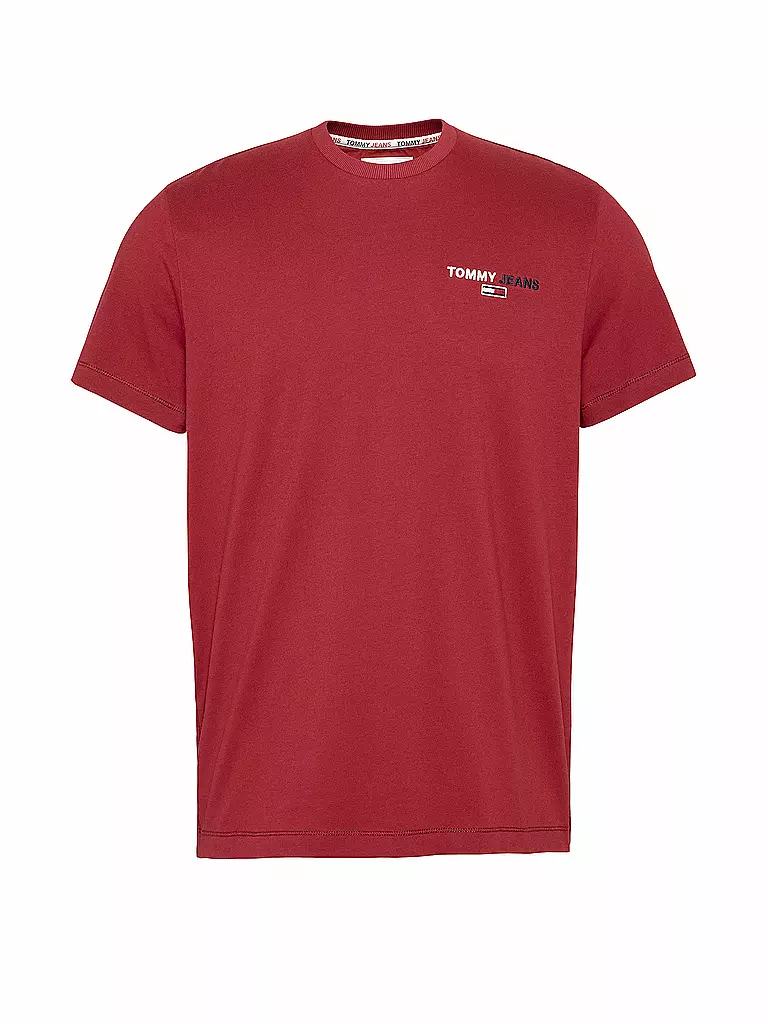 TOMMY JEANS | T-Shirt Regular Fit | rot