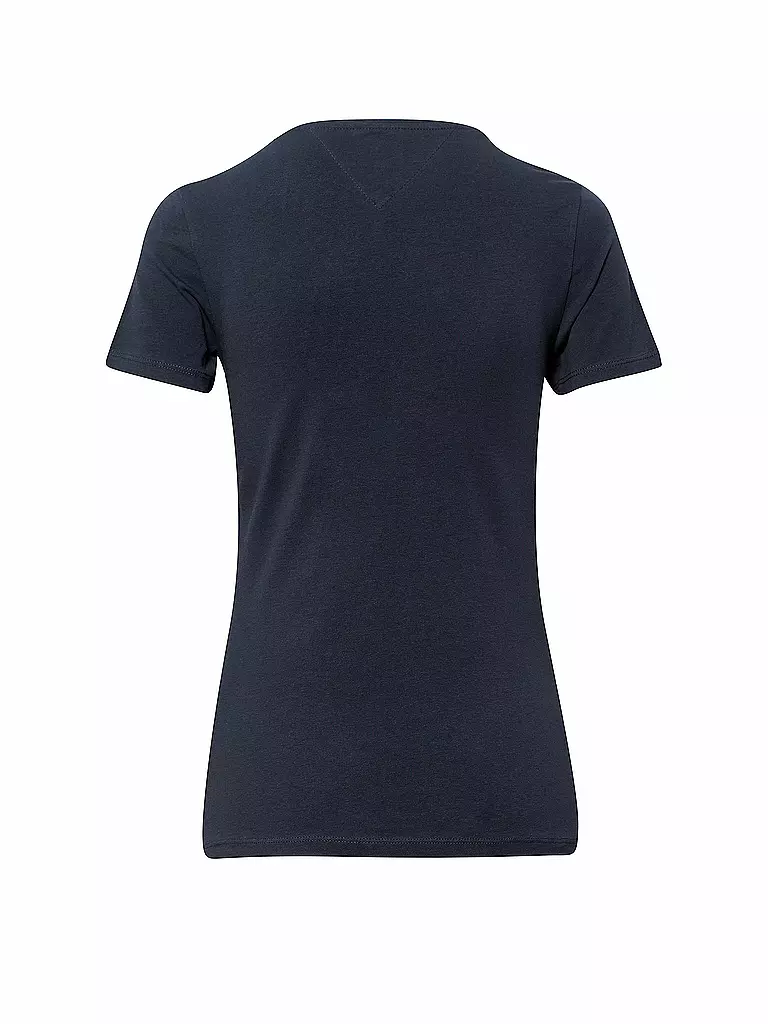 TOMMY JEANS | T-Shirt Skinny Fit | schwarz