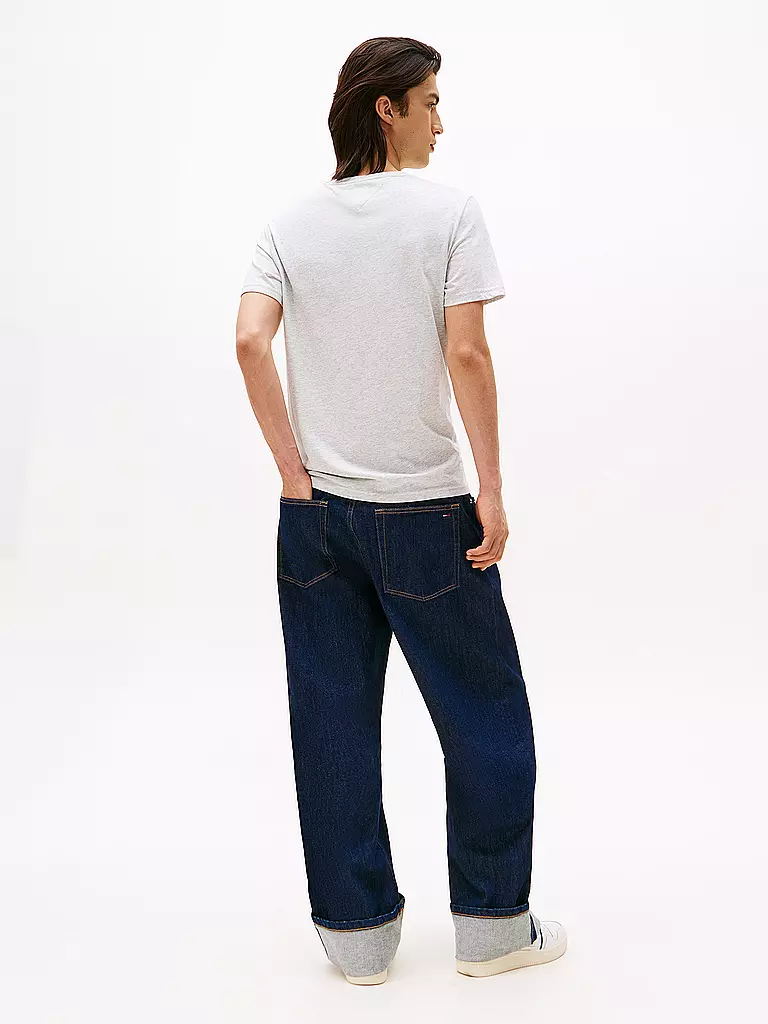 TOMMY JEANS | T-Shirt Slim Fit | hellgrau
