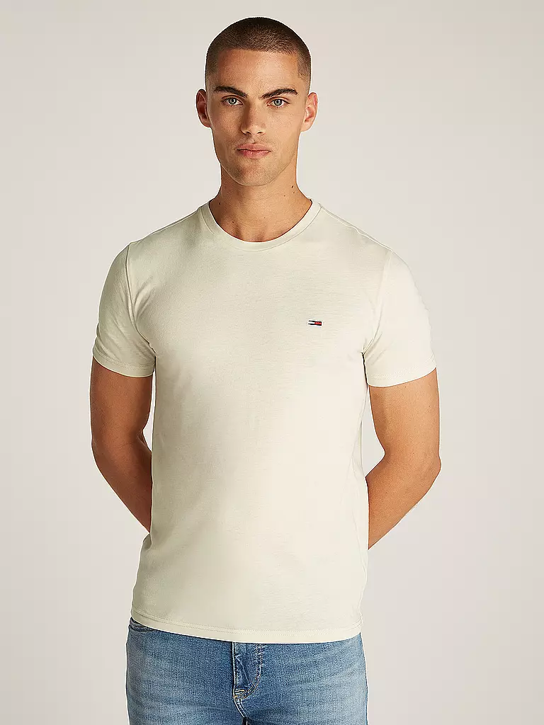 TOMMY JEANS | T-Shirt Slim Fit | schwarz