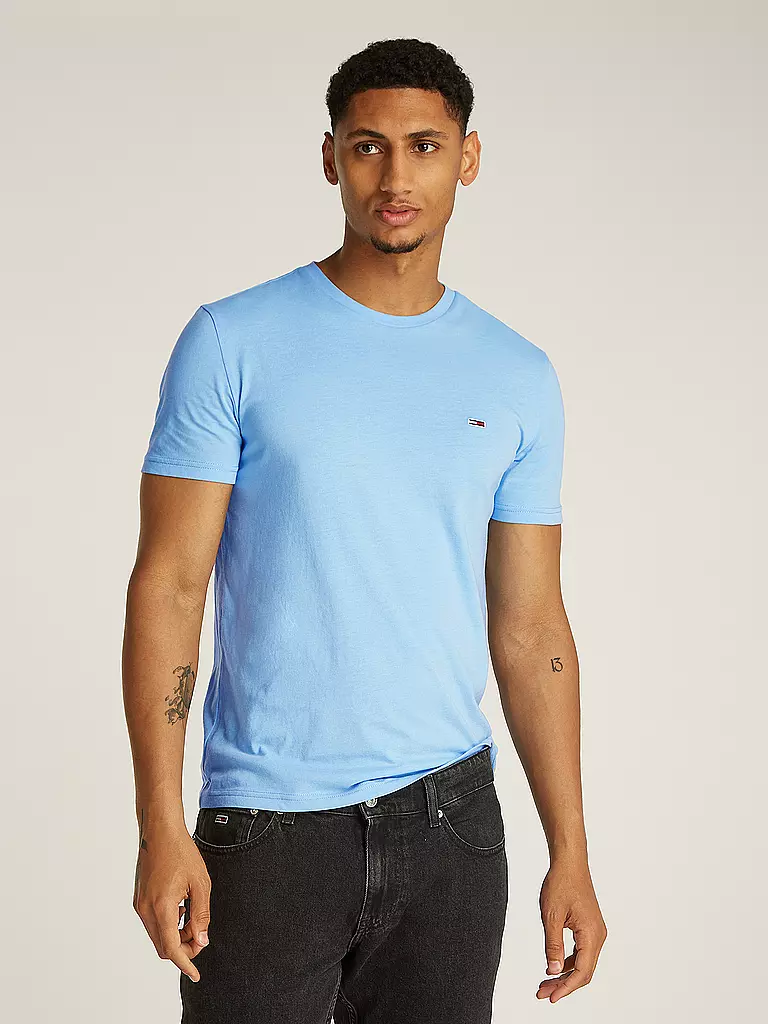 TOMMY JEANS | T-Shirt Slim Fit | schwarz