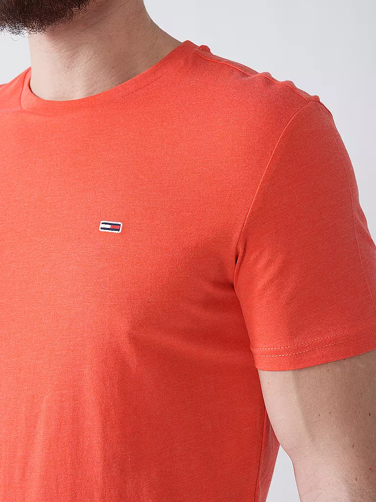 TOMMY JEANS | T-Shirt Slim Fit | schwarz