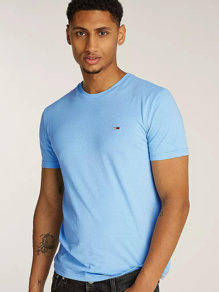 TOMMY JEANS | T-Shirt Slim Fit | schwarz