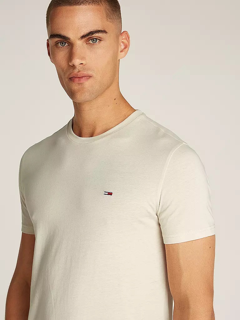 TOMMY JEANS | T-Shirt Slim Fit | schwarz