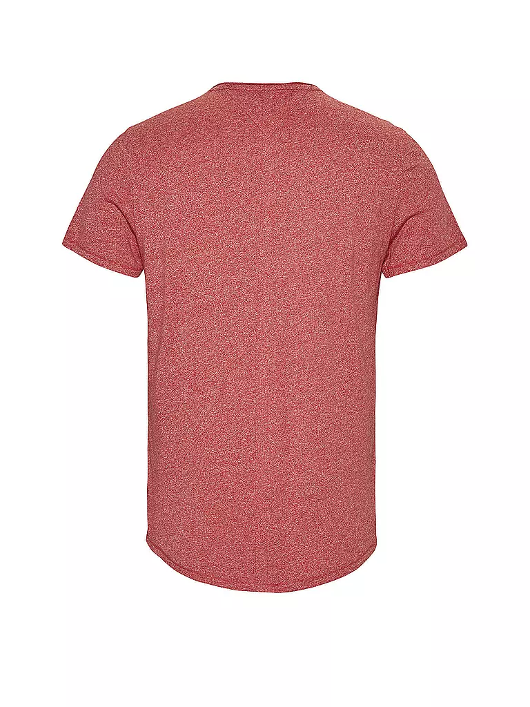 TOMMY JEANS | T-Shirt Slim-Fit "Jaspe" | rot