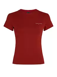 TOMMY JEANS | T-Shirt | dunkelrot